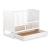 Łóżeczko FELIX biały z szufladą i barierką 120x60